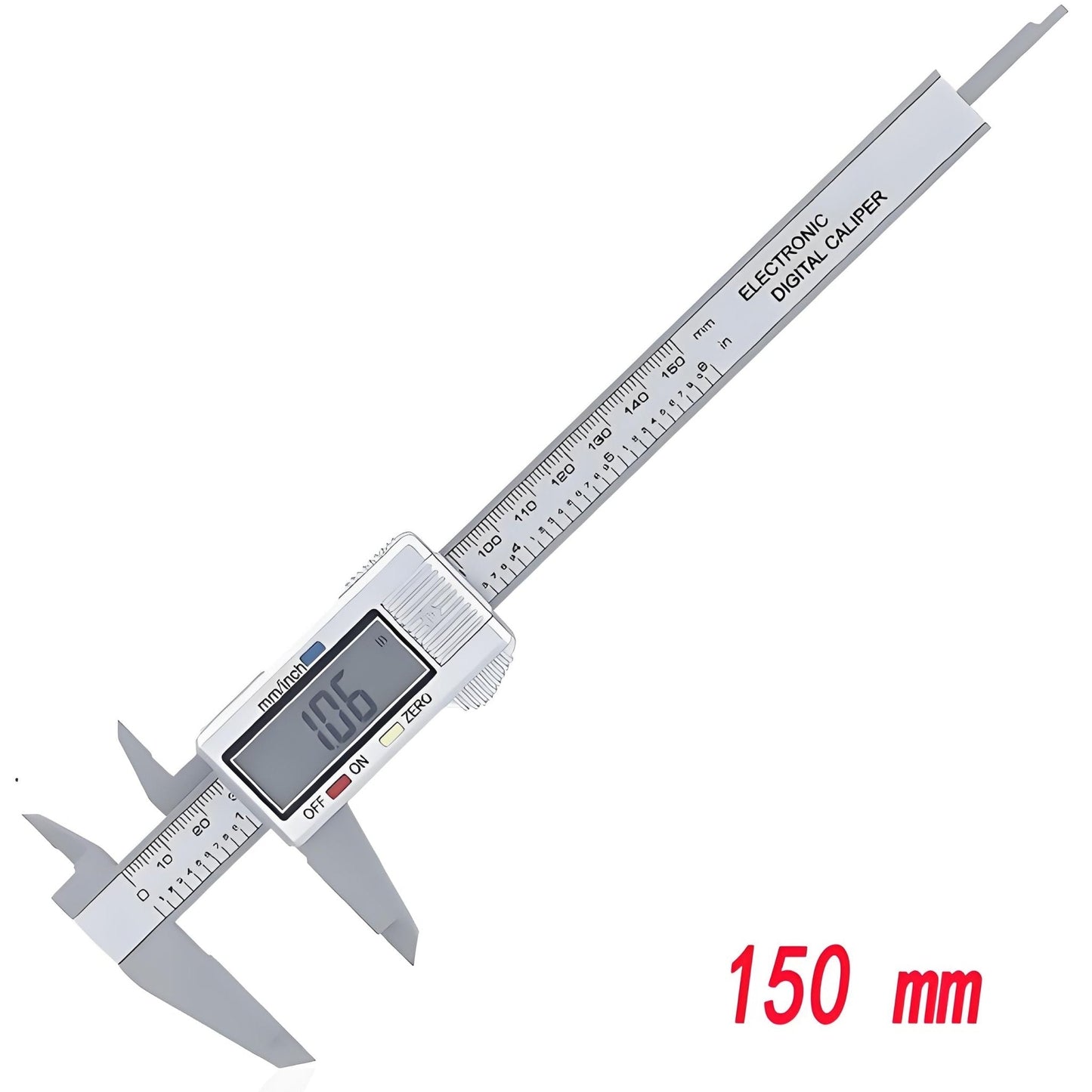 150mm 100mm Electronic Digital Caliper Dial Vernier Caliper Gauge Micrometer Measuring Tool Digital Ruler
