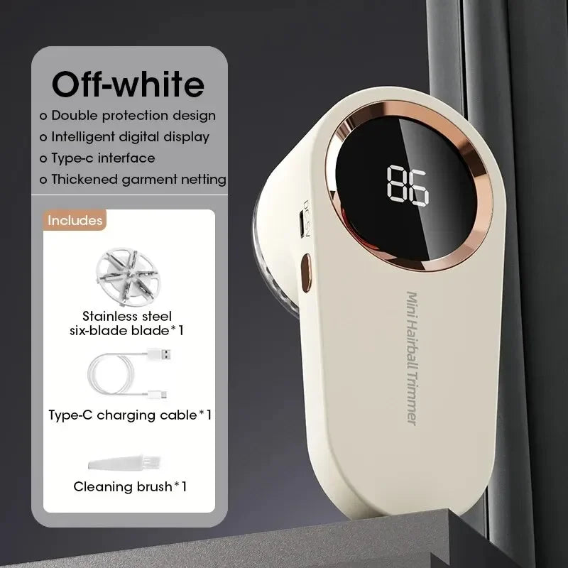 Cilifer® Rechargeable Fabric Shaver with LED Display
