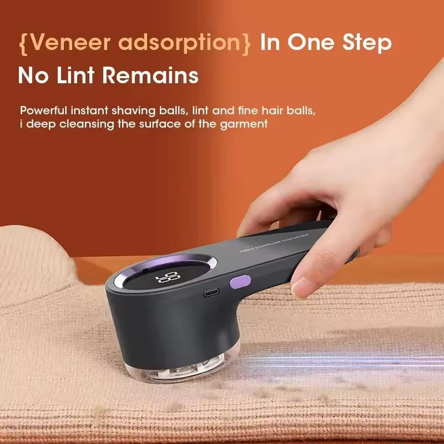 Cilifer® Rechargeable Fabric Shaver with LED Display