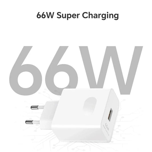 6A 66W Super Fast Turbo Charger with Type-C Cable | High-Speed Charging Adapter